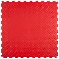 PVC kliktegel traanplaat rood 530x530x4mm