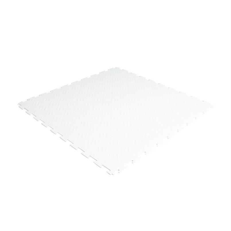 PVC kliktegel traanplaat wit 530x530x4mm