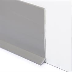 PVC plint grijs 100x2,8mm (L=25m)