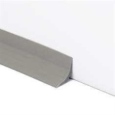 PVC plint grijs BxH=25x25mm (L=25m)