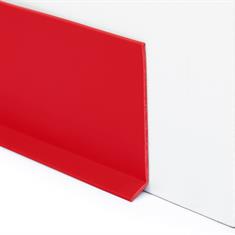 PVC plint rood 80x1,9mm (L=25m)