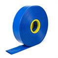 PVC slang plat DN=70mm supreme met twee slangklemmen (L=50m)