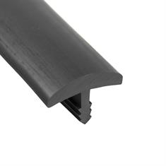 PVC T-profiel zwart BxH=19x12mm