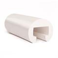 PVC trapleuningprofiel wit D=40mm /BxH=25x15mm (L=25m)