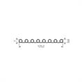 Rubber beschermstrip BxH=123x9,5mm (L=37,5m)