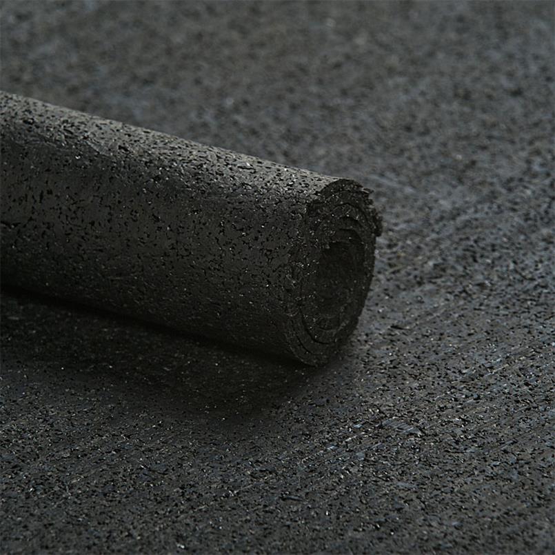 Rubber ondervloer asfaltlook 12mm (LxB=10x1m)