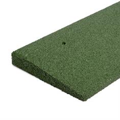 Rubber oplooprand groen 100x25x4,5cm