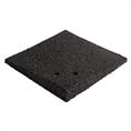 Rubber oplooprand hoek zwart 25x25x4,5cm