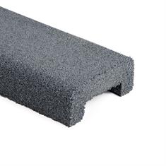 Rubber rand grijs 6mm (LxBxH=100x10x4,2cm)