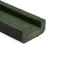 Rubber rand groen 100x10x6cm