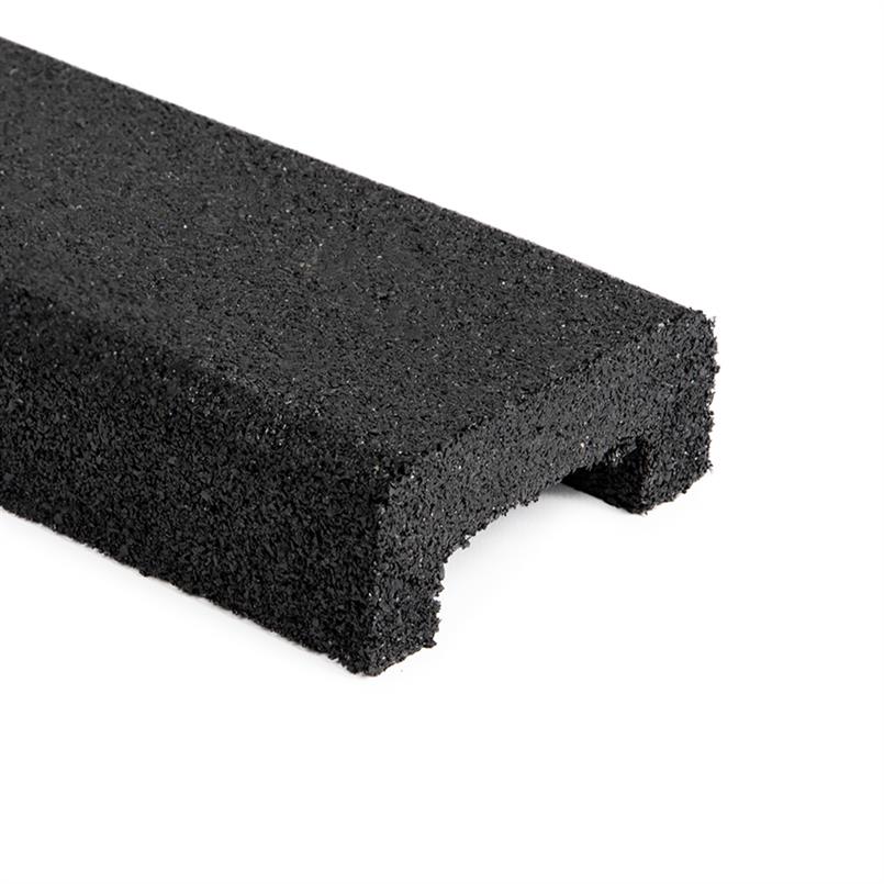Rubber rand zwart 6mm (LxBxH=100x10x4,2cm)