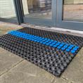 Rubber ringmat inzetborstels blauw (set 10 stuks)