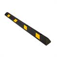 Rubber stootblok zwart/geel LxBxH=1830x150x100mm