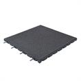Rubber terrastegel donkergrijs 50x50x2,5cm