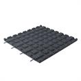 Rubber terrastegel donkergrijs 50x50x2,5cm