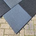 Rubber terrastegel donkergrijs 50x50x2,5cm