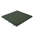 Rubber terrastegel donkergroen 50x50x2,5cm