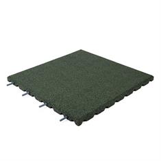 Rubber terrastegel donkergroen 50x50x2,5cm