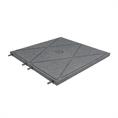 Rubber terrastegel grijs 50x50x3cm