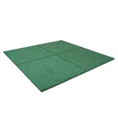 Rubber terrastegel groen 100x100x2,5cm