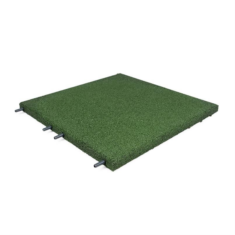 Rubber terrastegel groen 50x50x3cm