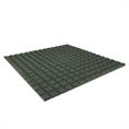 Rubber terrastegel groen zonder schijnvoeg 100x100x2,5cm