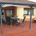 Rubber terrastegel rood 50x50x3cm