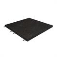Rubber terrastegel zwart 50x50x3cm