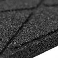 Rubber terrastegel zwart 50x50x3cm