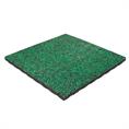 Rubber terrastegel zwart/groen 50x50x4cm