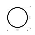 SBR flenspakking 1015x920x3mm DN900