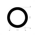 SBR flenspakking 192x141x3mm DN125