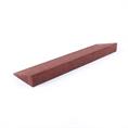 Schuin aflopend randstuk rood 50,5x13x4,5cm