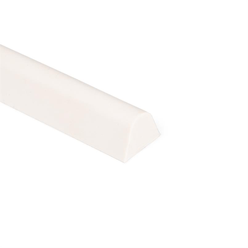 Siliconen profiel wit BxH= 17,5x13mm (L=25m)