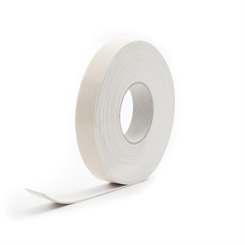 Siliconen schuimband wit 100x4mm (L=10m)