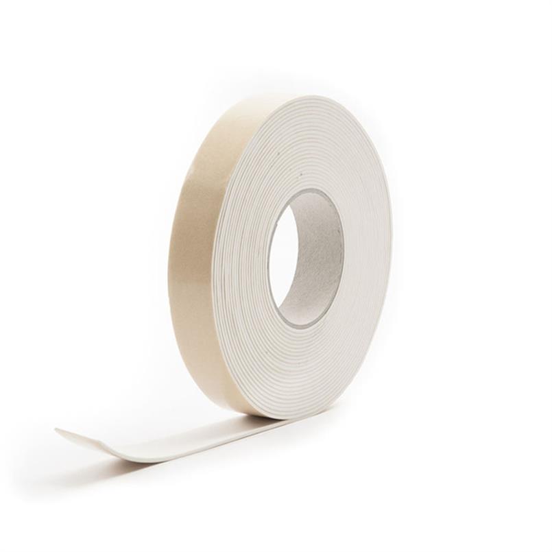 Siliconen schuimband zk wit 100x3mm (L=10m)
