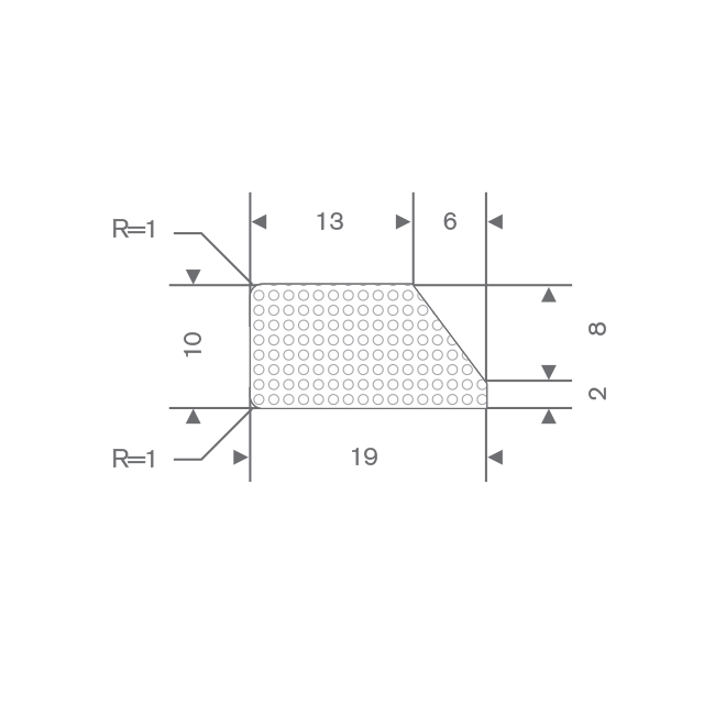 Siliconen schuimrubber profiel wit BxH=19x10mm (L=30m)