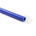 Siliconen slang met stalen spiraal blauw DN=45mm L=1000mm