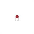 Siliconen snoer rood D=3mm (L=100m)