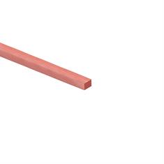Siliconen spons rubbersnoer rood BxH=7x5,5mm