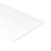 Siliconen spons rubbersnoer wit BxH= 150x5mm (L=25m)