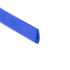 Siliconen U-profiel blauw 1,5mm / BxH=4x10mm (L=250m)