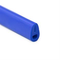 Siliconen U-profiel blauw 1,5mm / BxH=9,5x15mm (L=100m)