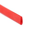 Siliconen U-profiel rood 1,5mm / BxH=4x10mm (L=250m)