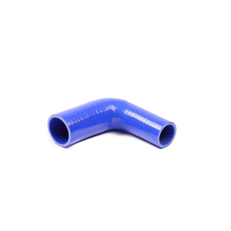Siliconen verloopbocht 90 graden blauw DN=51/38mm