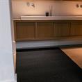 Spaghettimat zwart 15mm (LxB=60x90cm)