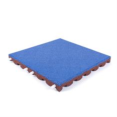 Speelplaatstegel donkerblauw 50x50x4,5cm (inclpennen) 2 stu