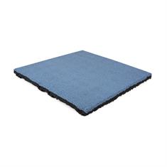 Speelplaatstegel duifblauw EPDM 50x50x4,5cm (incl.pennen)