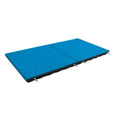 Speelplaatstegel EPDM blauw 100x50x4,8cm (incl.pennen)