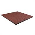 Speelplaatstegel flagstone rood 100x50x4,8cm (inclpennen)